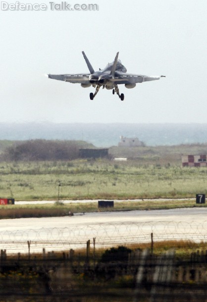 Canadian F18 Hornet fighters