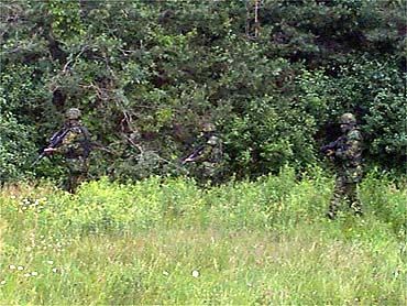 Canadian Troops in Exercise