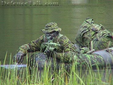 Canadian Troops in Exercise