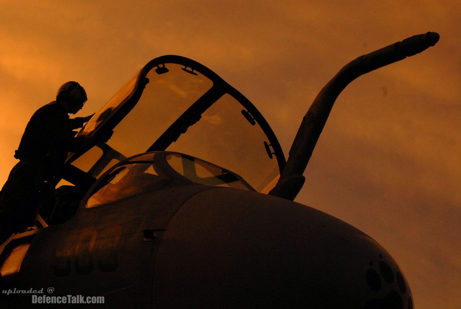 Canopy of an EA-6B Prowler - Valiant Shield 2006.