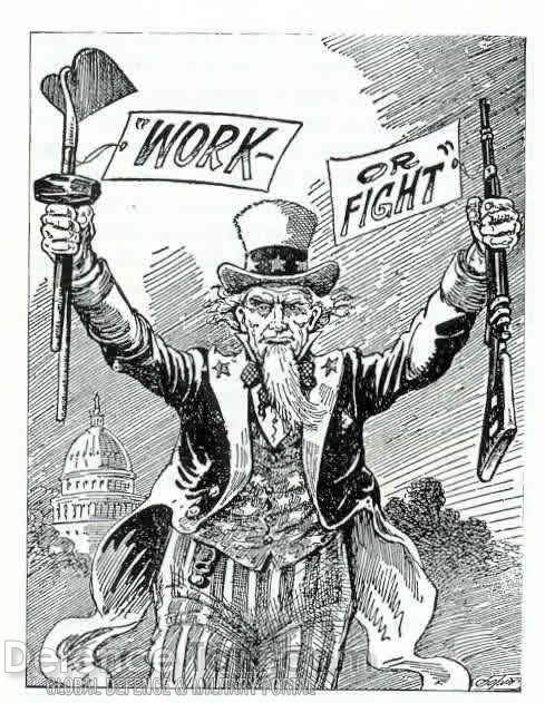 Cartoon from the World War I