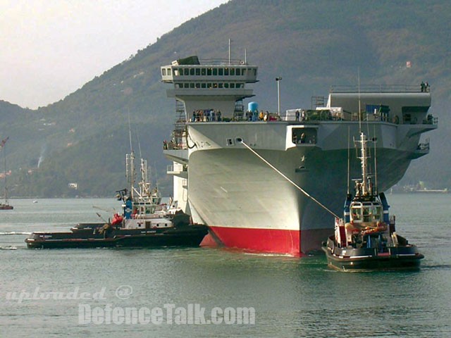 "Cavour" aircraft carrier under construction - Italian Navy