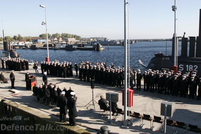 Ceremonial Commissioning of the first 212A boats.