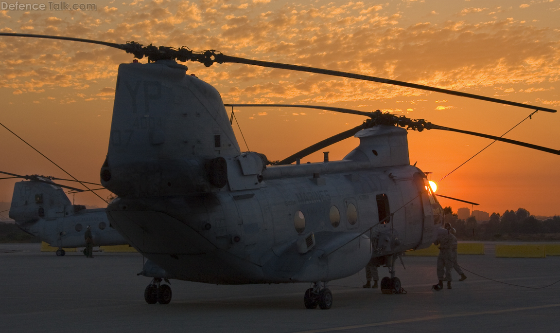 CH-46 Helicopter at Miramar 2010 Air Show