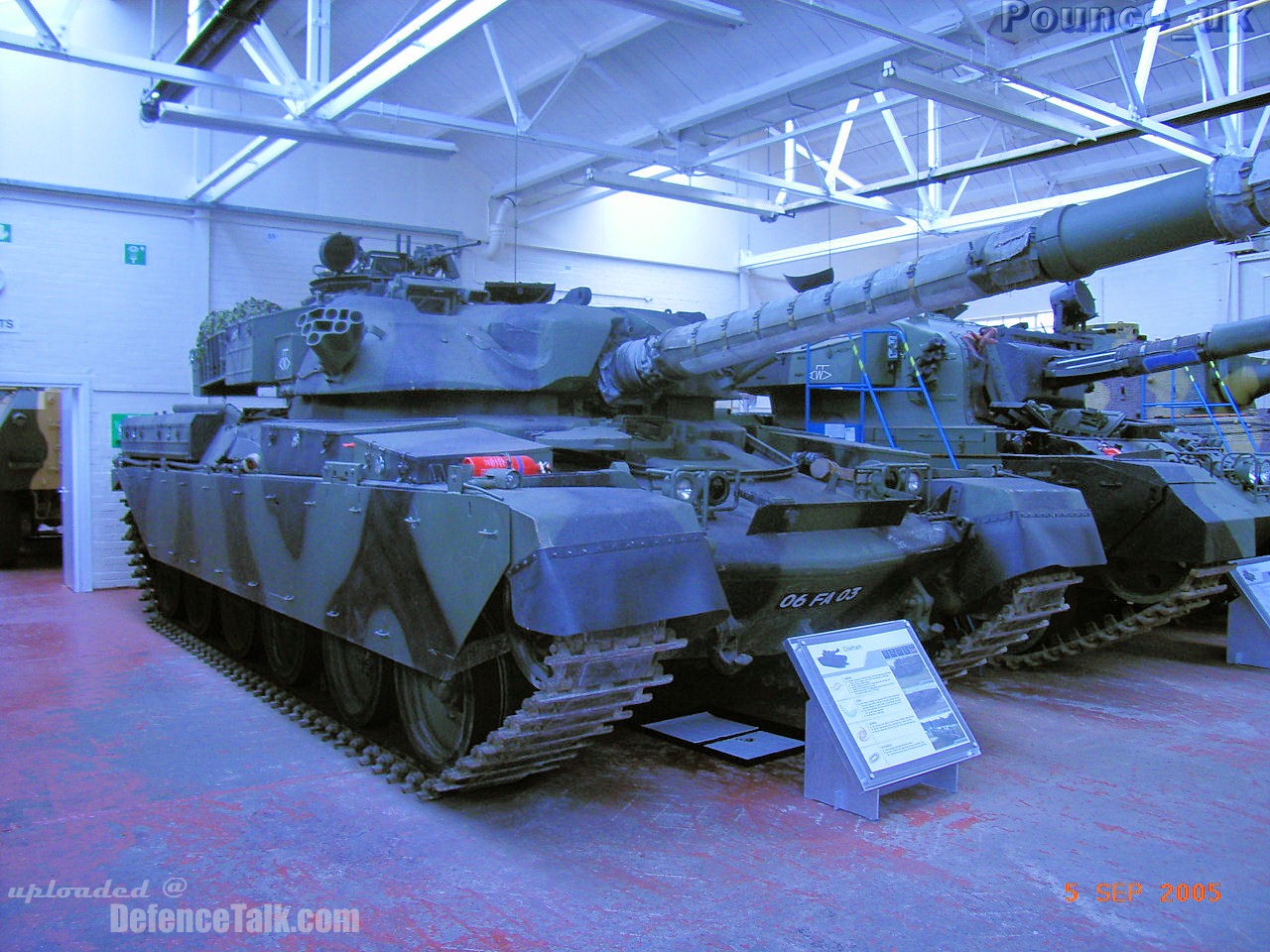 Cheiftain tank with Stillbrew armour