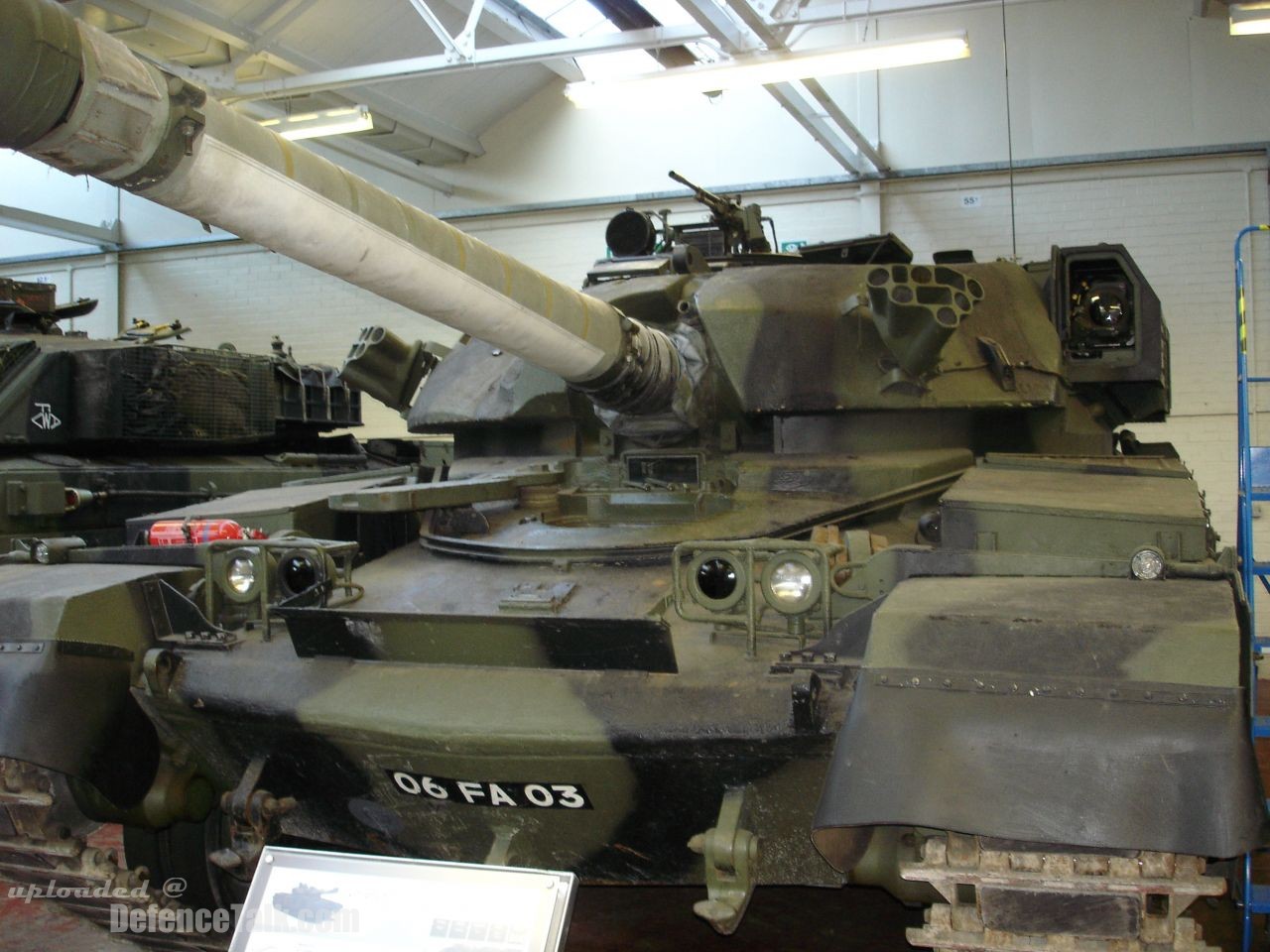 Chieftain tank with Stillbrew armour