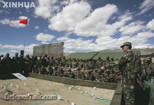 China-Pakistan joint military exercise "Friendship 2004"