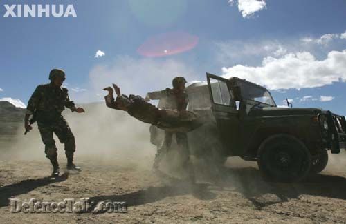 China-Pakistan joint military exercise "Friendship 2004"