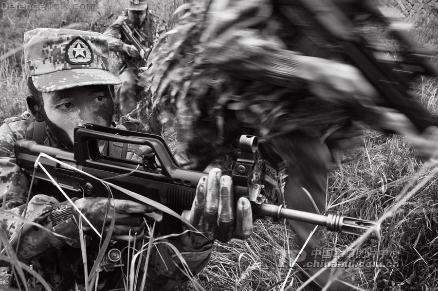 China's  Nanjing Military Region Training