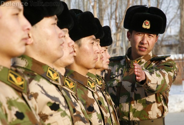 China's Para-Military recruits