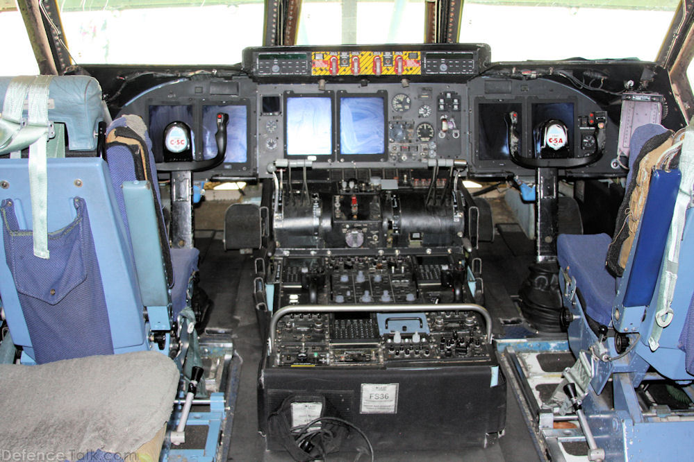 Cockpit - USAF C-5C Galaxy Heavy Transport