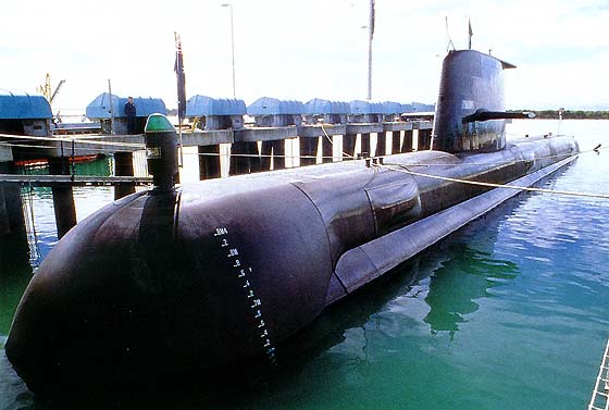 Collins Class SSK - Quarter shot, Pre-Upgraded Unit