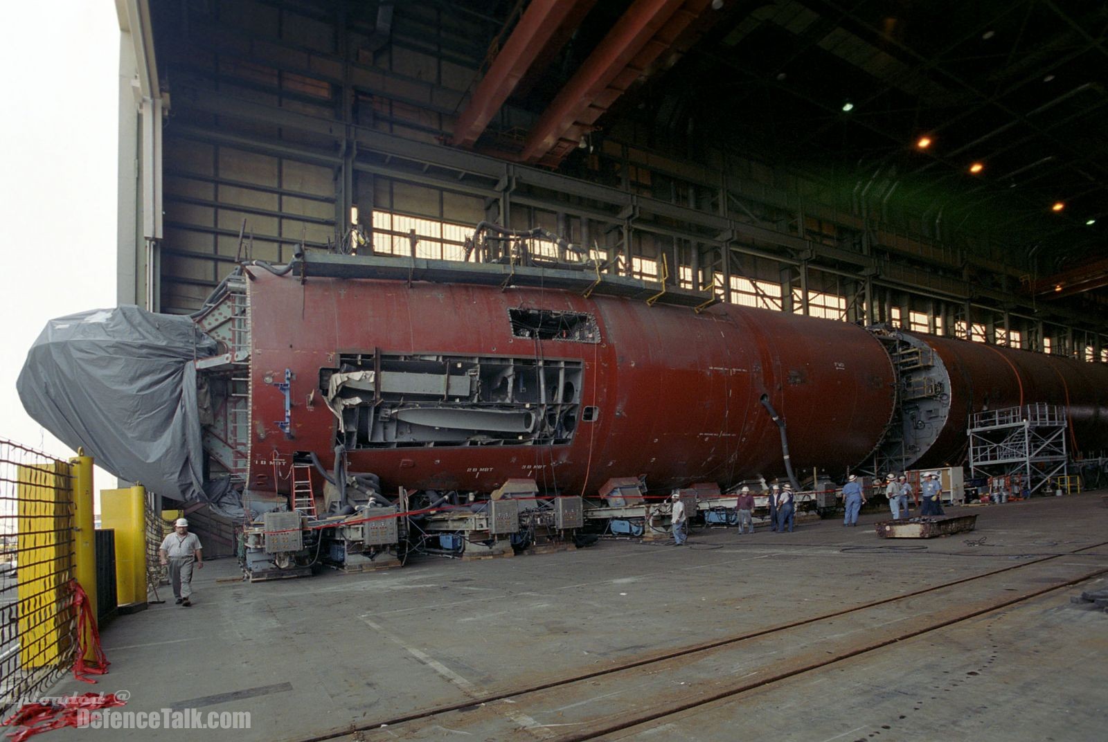 Construction of Texas (SSN 775) - nuclear-powered submarine - US Navy