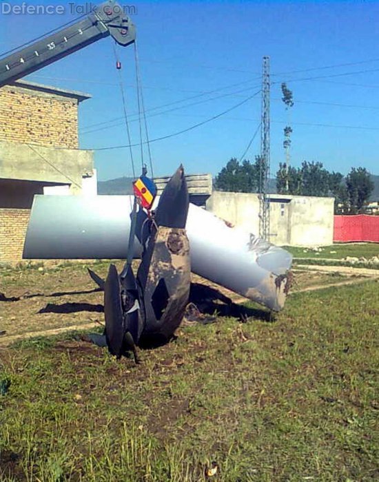 Crashed Helicopter wreckage - Operation against Osama bin Ladin