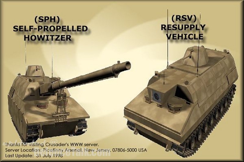 Crusader self-propelled howitzer - US Army