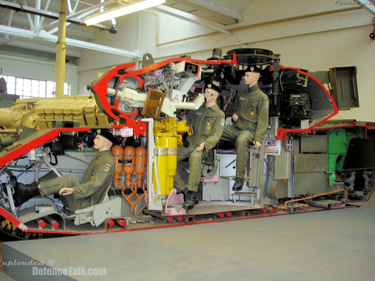 Cutaway of a Leopard 1Tank