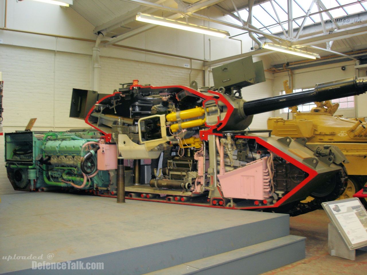 Cutaway of a Leopard 1Tank