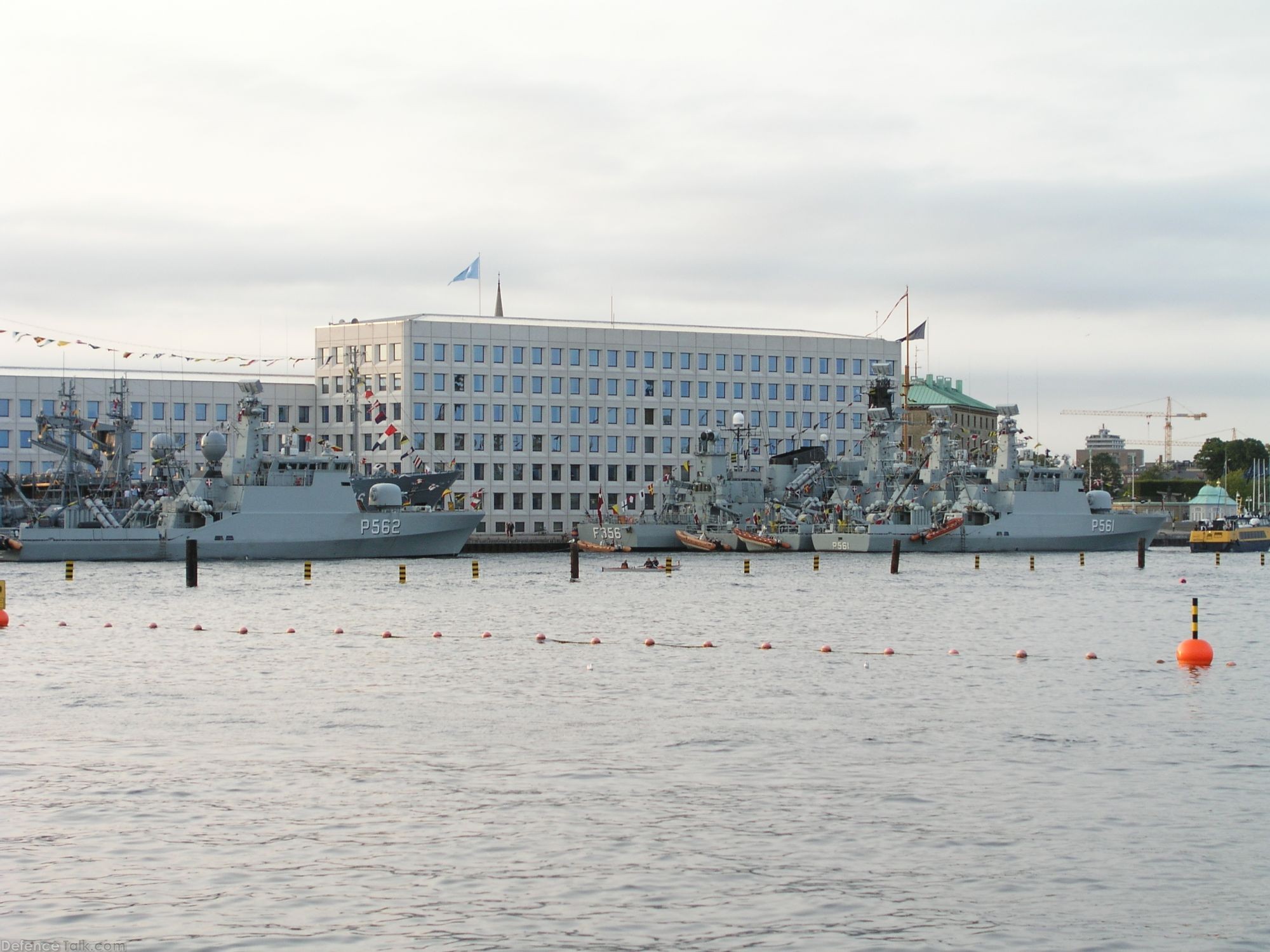 Danish ships from exercise Danex 05