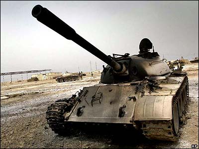 Destroyed Iraqi Tank