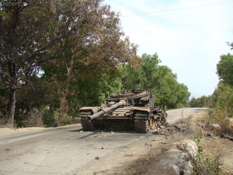 Destroyed T-72