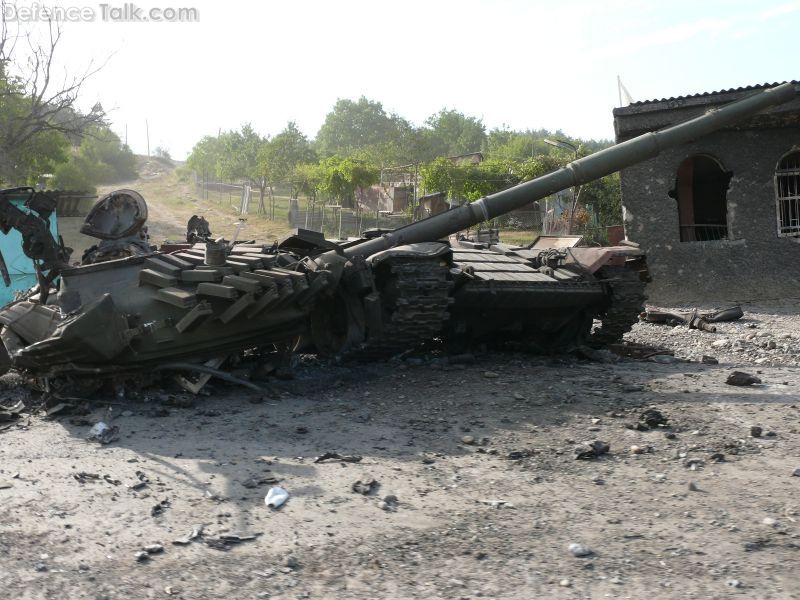 Destroyed T-72