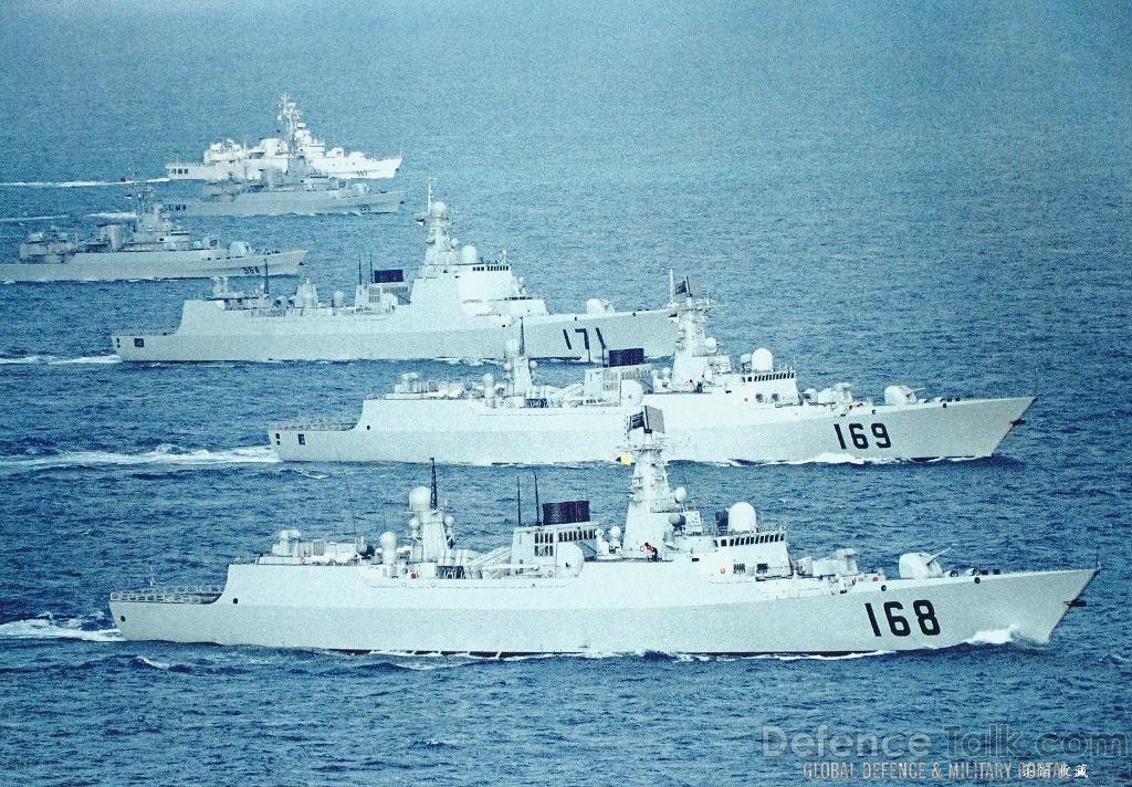 Destroyers of People's Liberation Army Navy