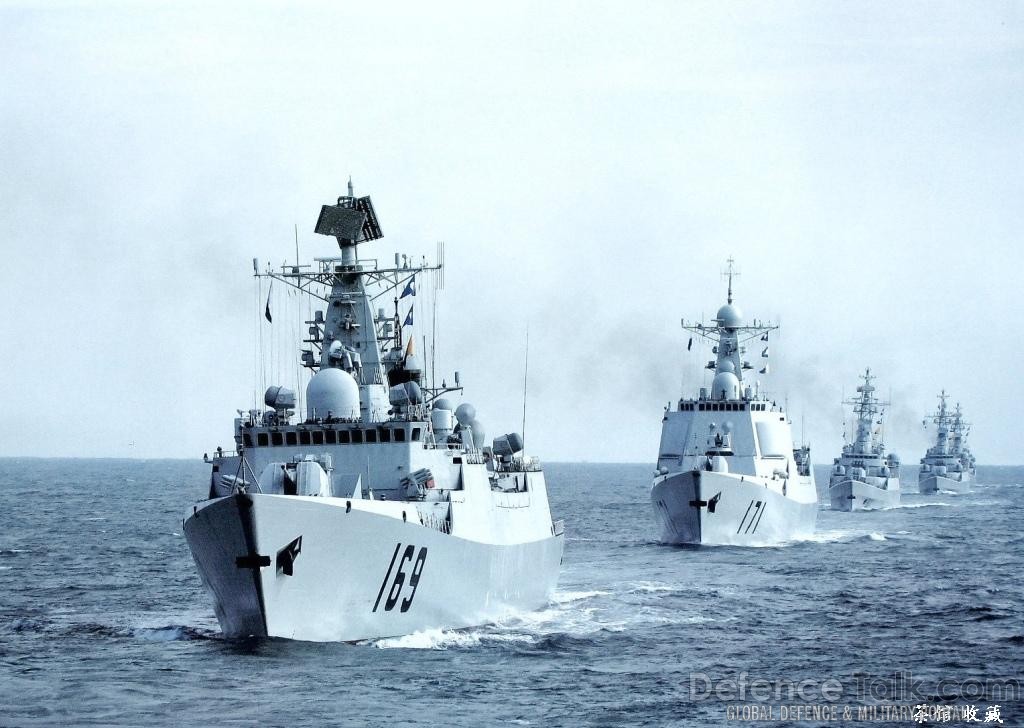 Destroyers of People's Liberation Army Navy