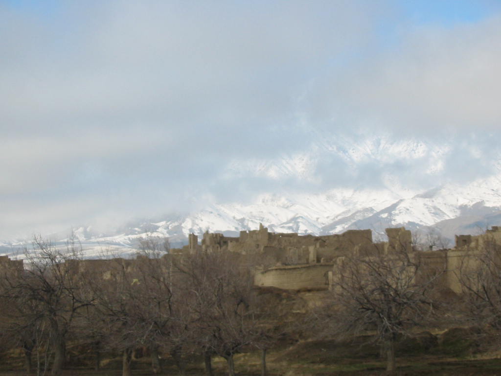 Destruction outside Kabul