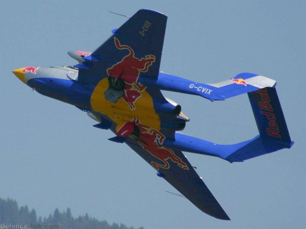 DH-110 Sea Vixen Red Bull