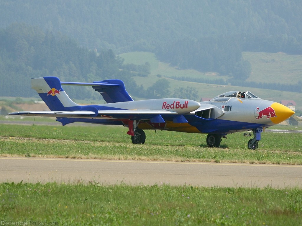 DH-110 Sea Vixen Red Bull