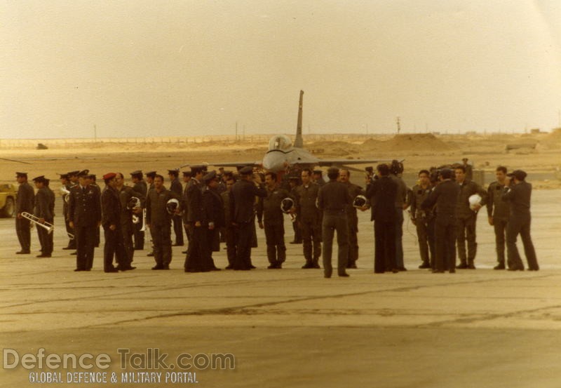 Egyptian Air Force's very first F-16 pilots