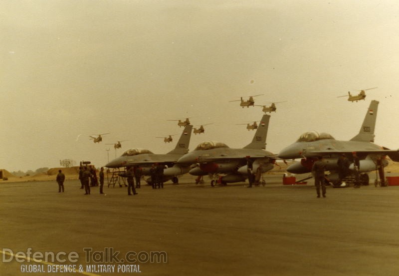 Egyptian Air Force's very first F-16's