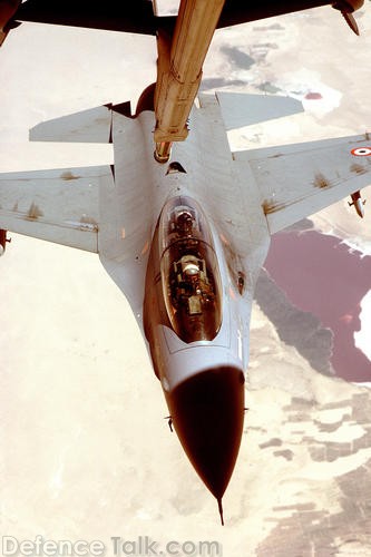 Egyptian F-16B Refueling