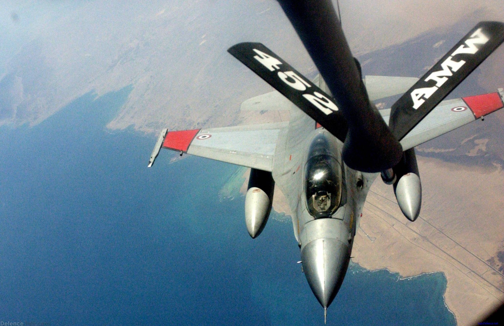 Egyptian F-16D Air-refueling