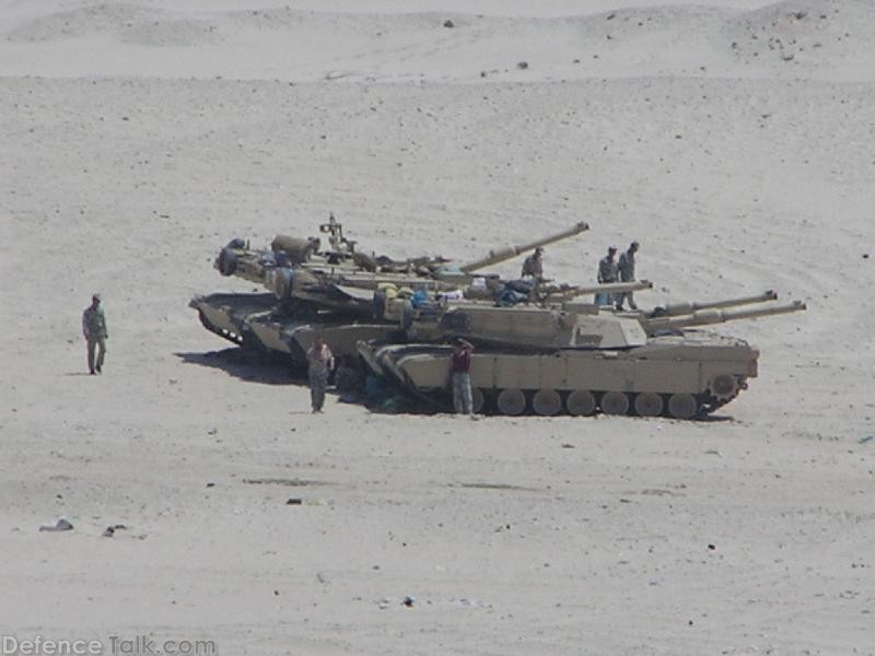 Egyptian M1A1 Abrams Tanks