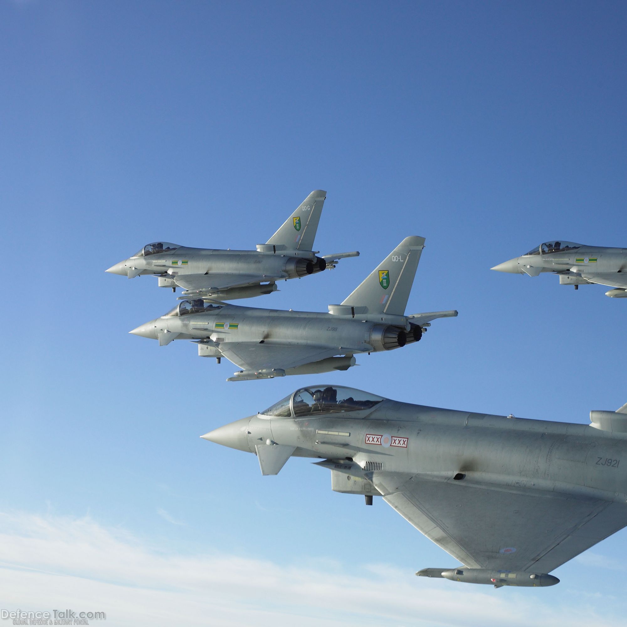 Eurofighter Typhoon aircraft, Royal Air Force