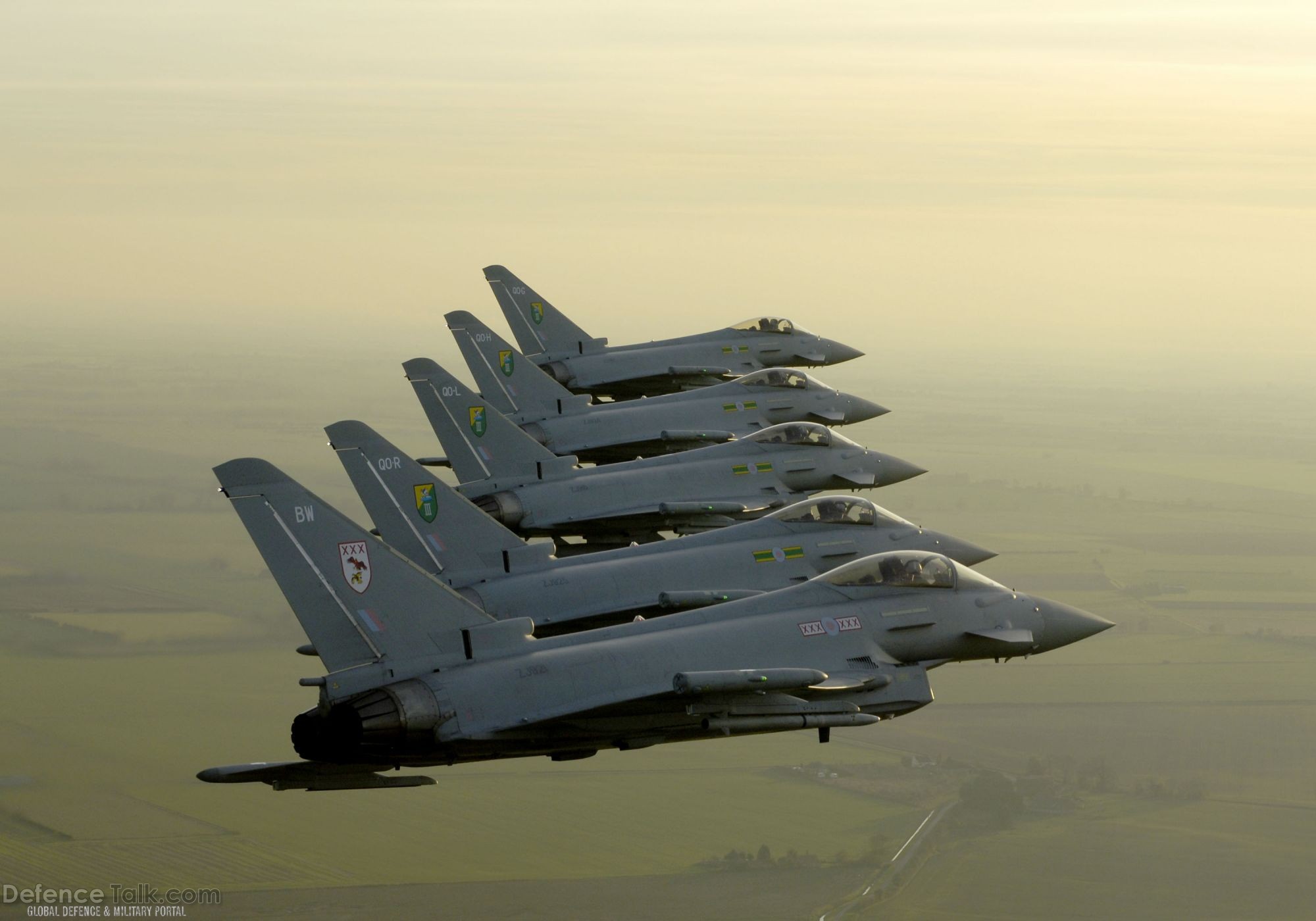 Eurofighter Typhoon aircraft, Royal Air Force