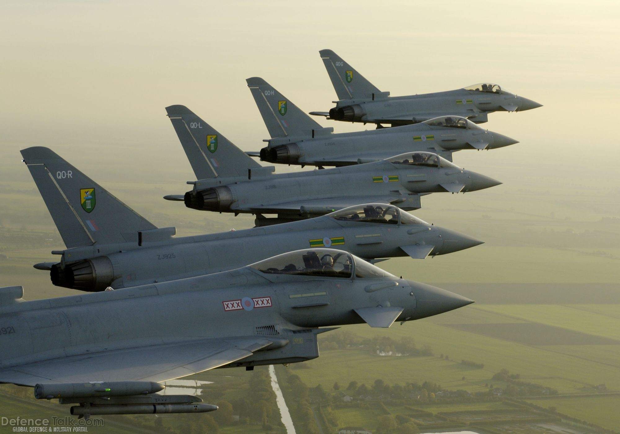 Eurofighter Typhoon aircraft, Royal Air Force