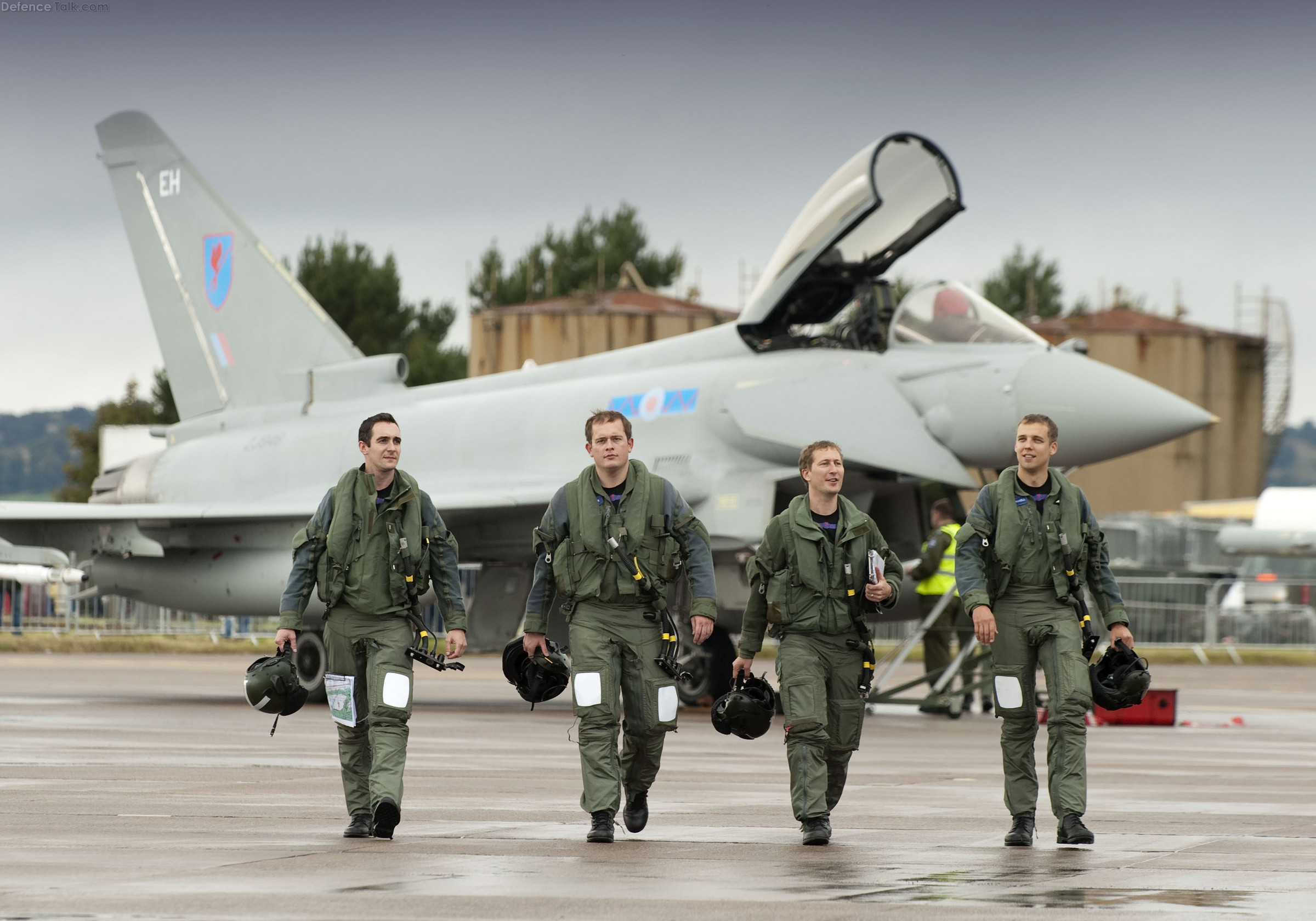 Eurofighter Typhoon at RAF Leuchars