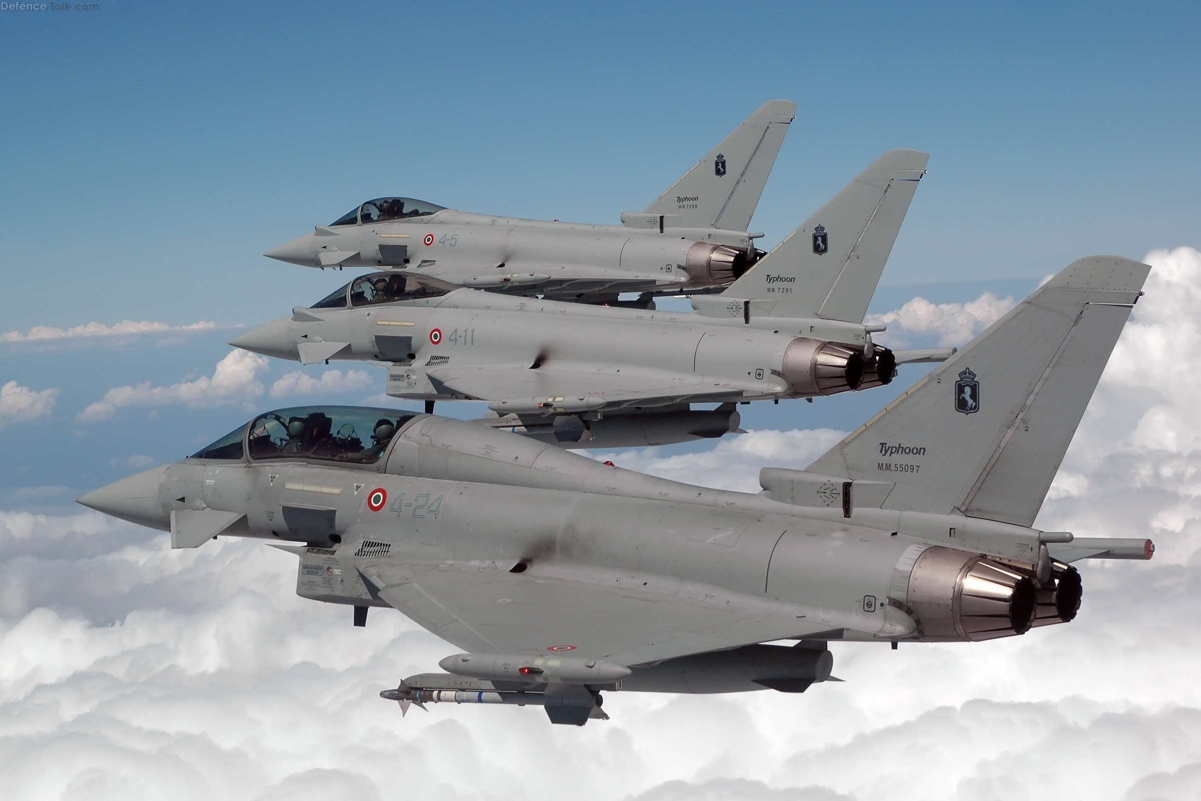 Eurofighter Typhoon over Grosseto