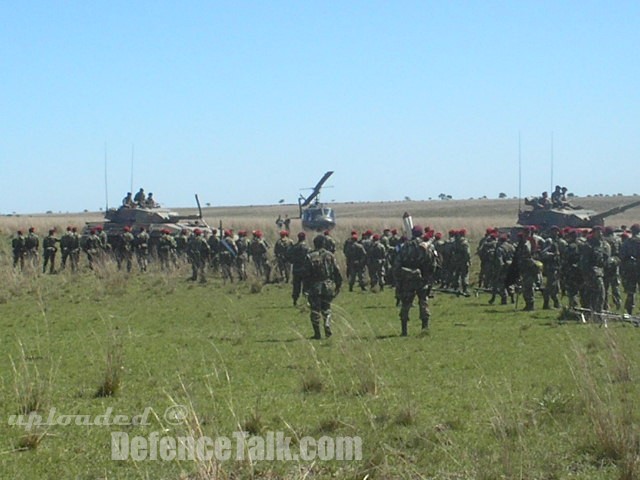 Exercise of the Cpo Ej II - Argentine Army