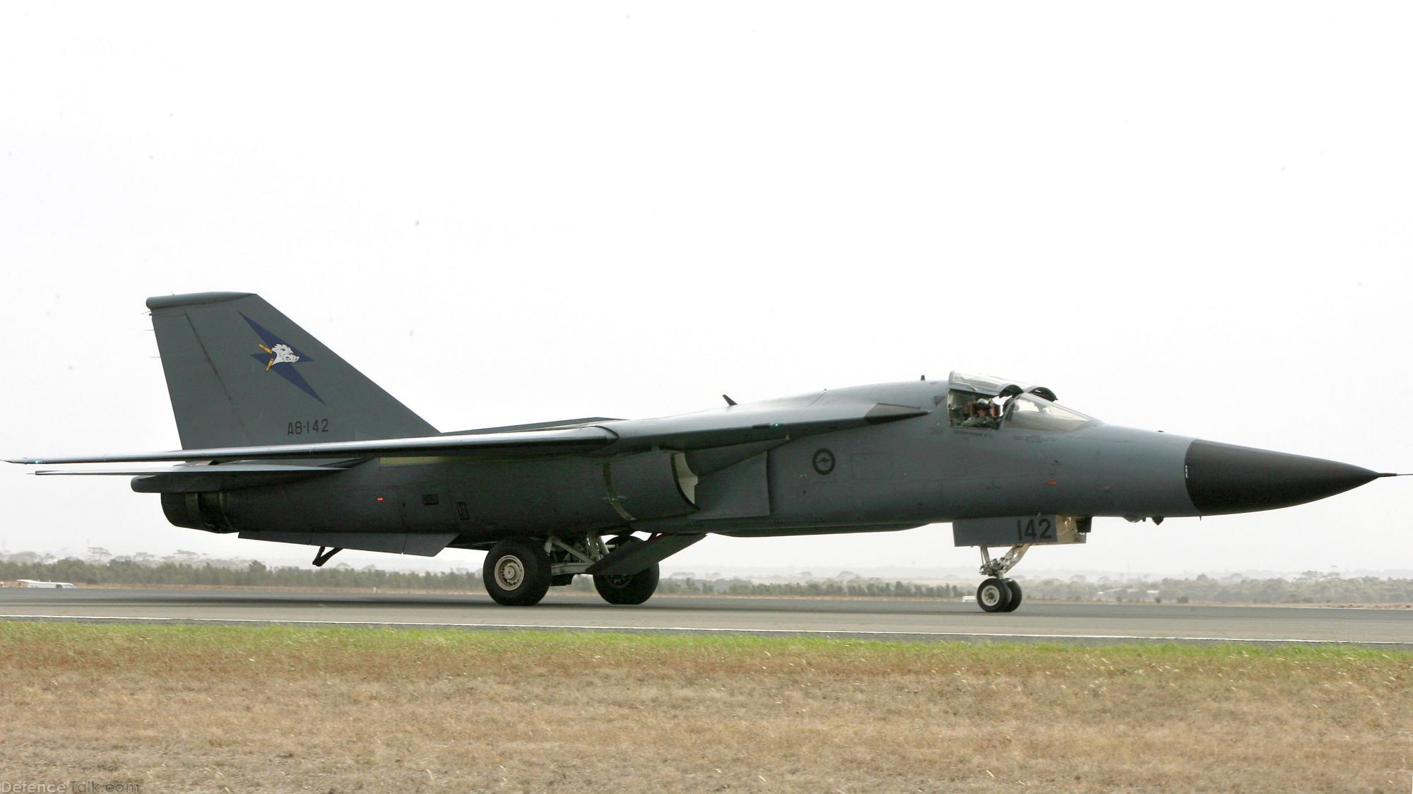 F-111 taxiing