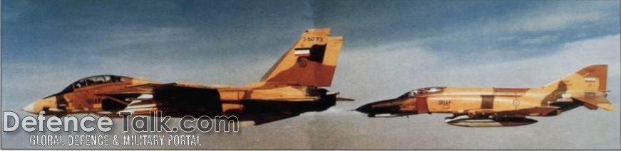 F-14 and F-5 -  Iran Air Force