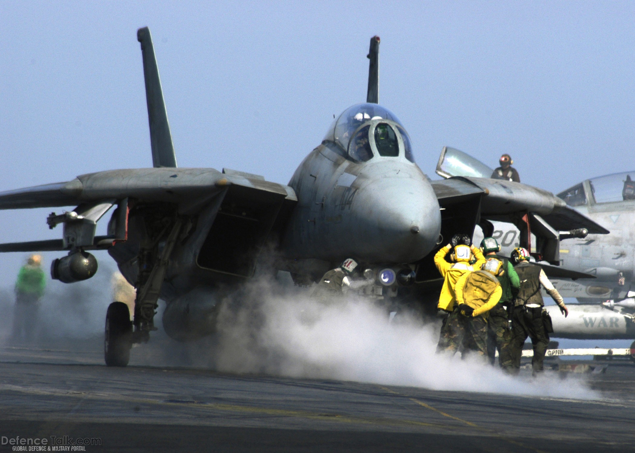 F-14 Tomcat on Flightdeck - Final Deployment