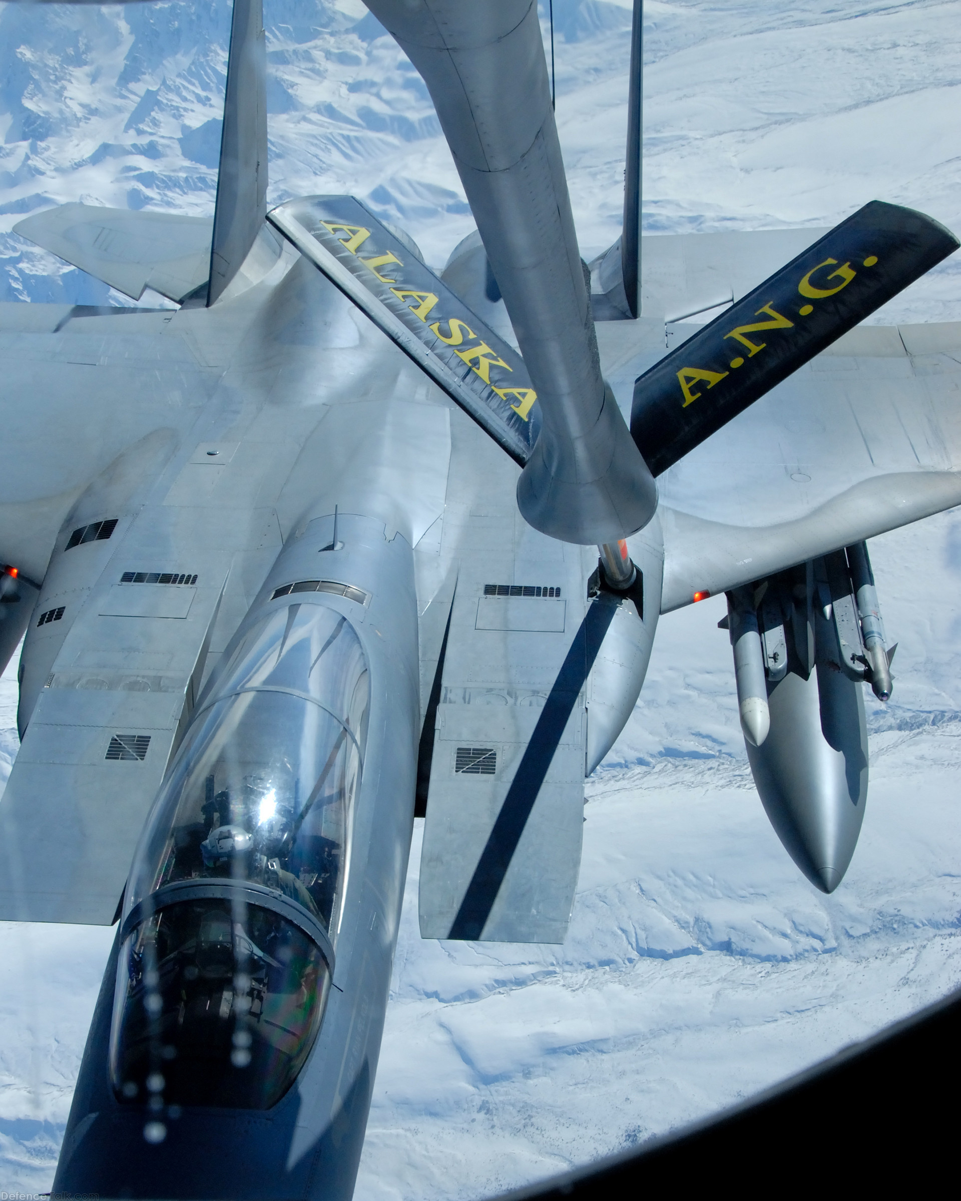 F-15 Eagle refueling from KC-135