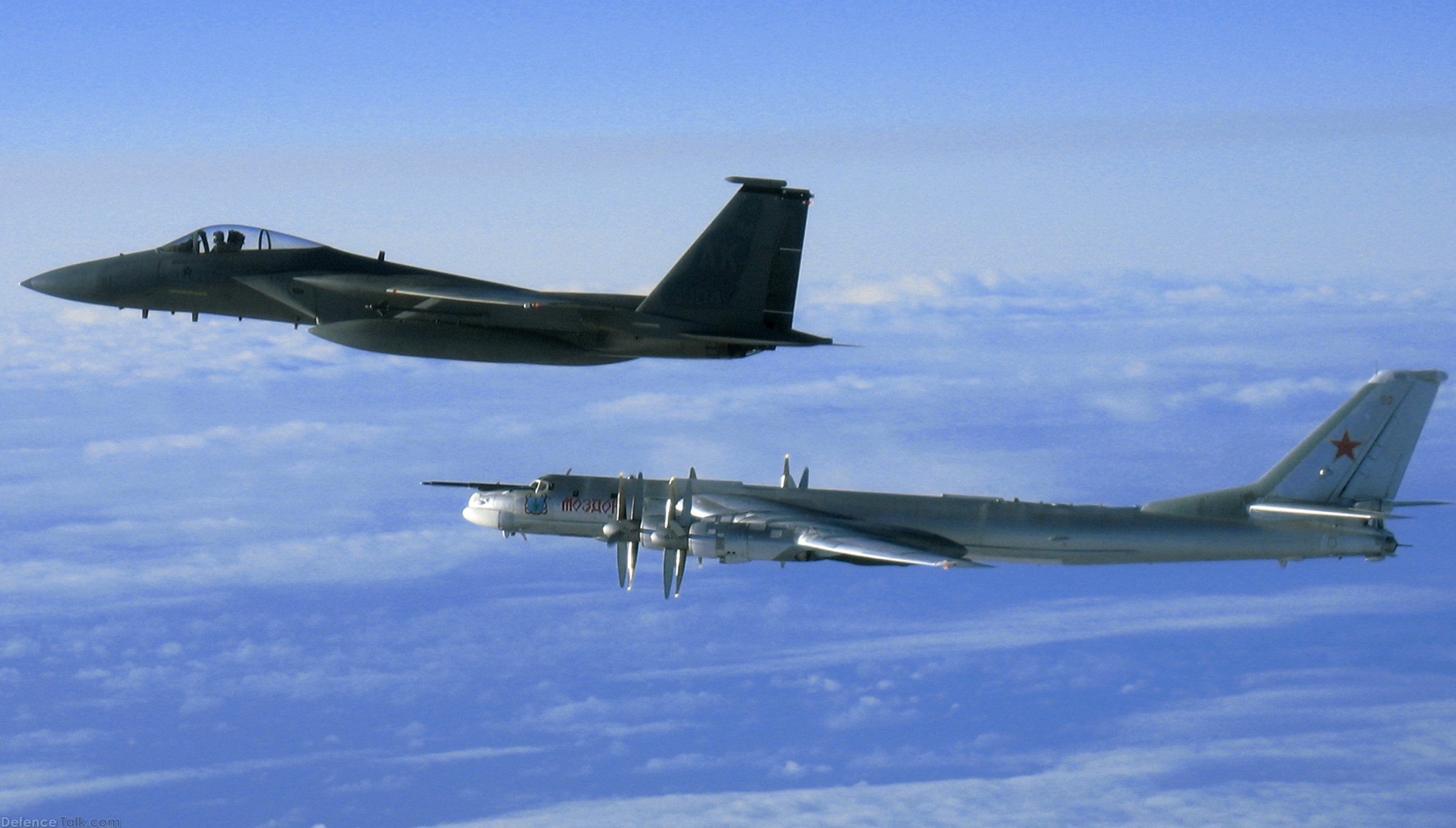 F-15 Eagle  - Tu-95 Bear