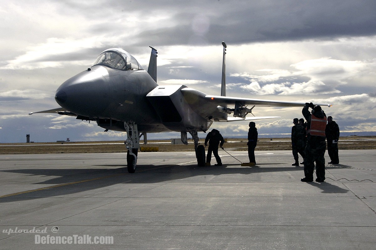 F-15 - US Air Force (USAF) recovery checks