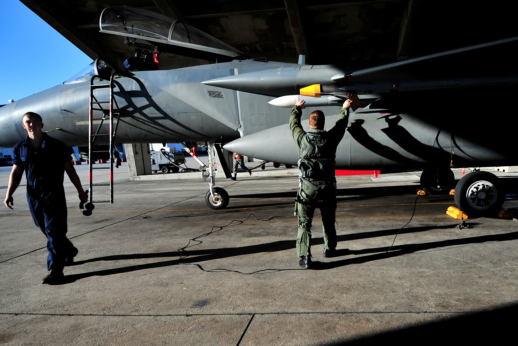 F-15C Aircraft Inspection - US-JASDF Training