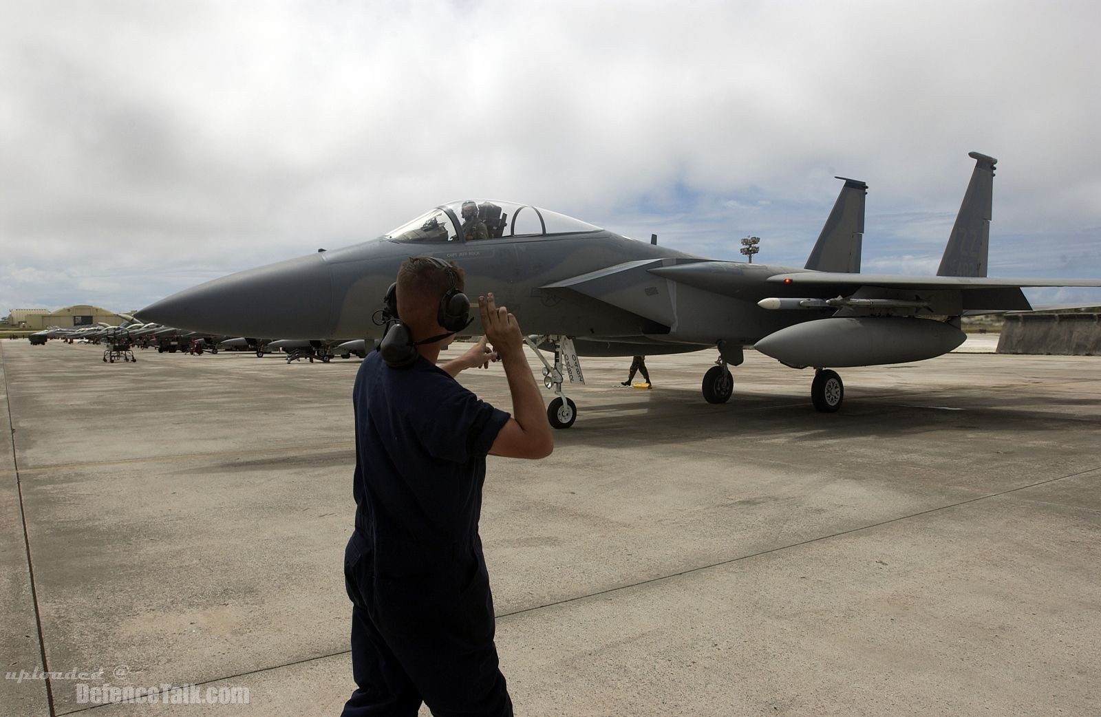 F-15C before take-off - Valiant Shield 2006