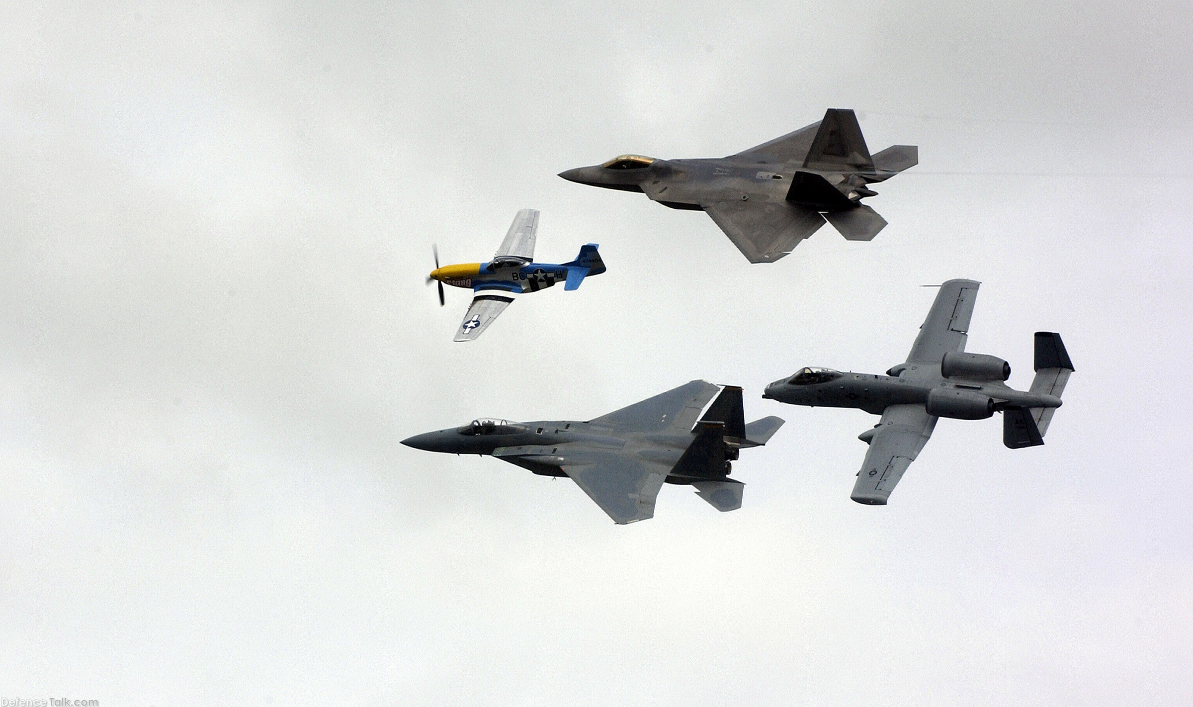 F-15E in heritage flight